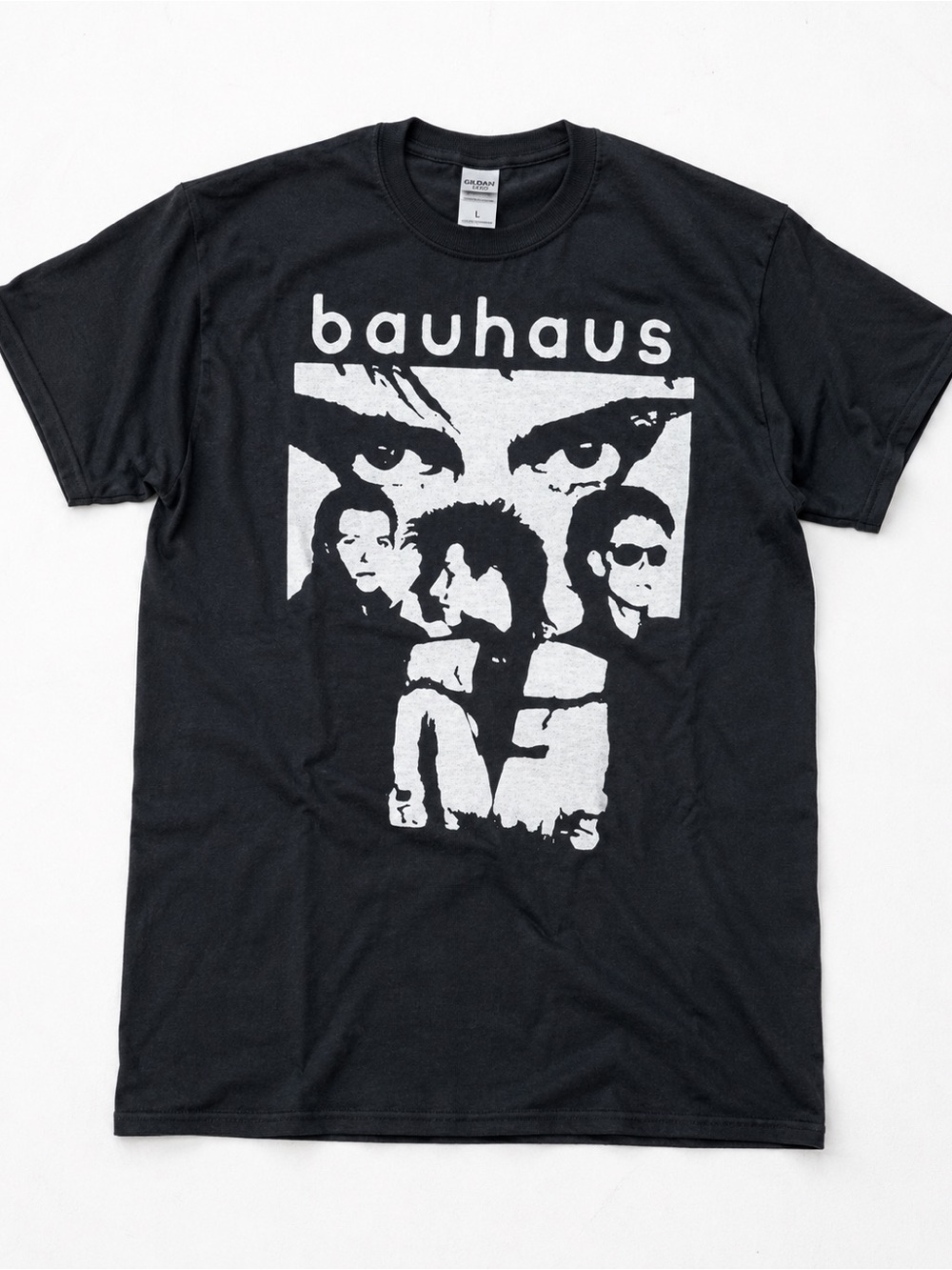 Gildan Black Bauhaus Graphic Tee UNISEX SIZE L